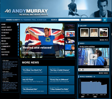 Andy Murray Official site